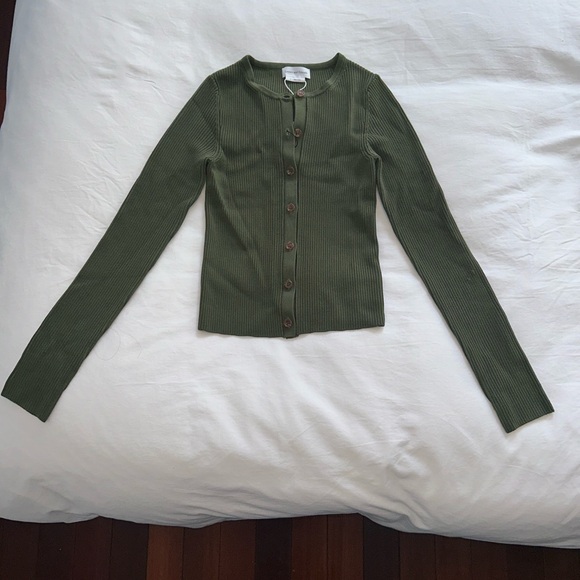 Lovers and Friends Limor Cardigan in Green - Picture 7 of 8